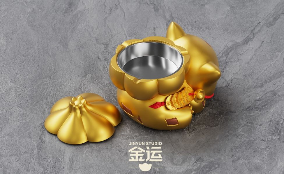 【預定】金運 超大妙蛙種子煙灰缸擺飾 