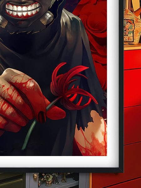 【海外代購】巴洛克 《彼岸花金木研》東京食屍鬼裝飾畫冰箱貼 