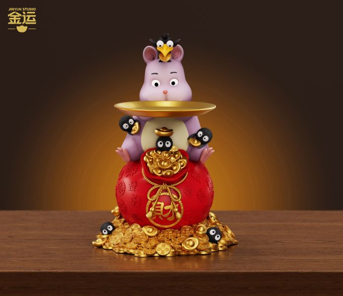 【預定】金運 福袋坊寶寶 托盤擺件 