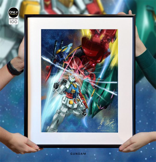 【海外代購】神秘畫廊 機動戰士Gundam 0079 特別紀念畫 