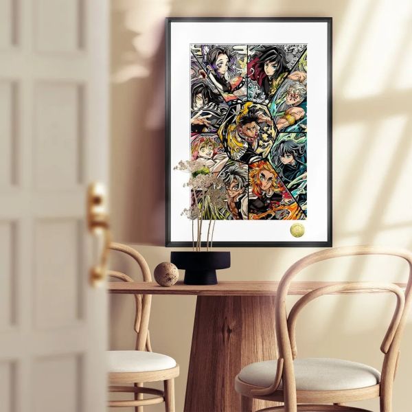 【海外代購】皇呱 《鬼殺隊九柱》鬼滅之刃裝飾畫 午睡毯  地毯 