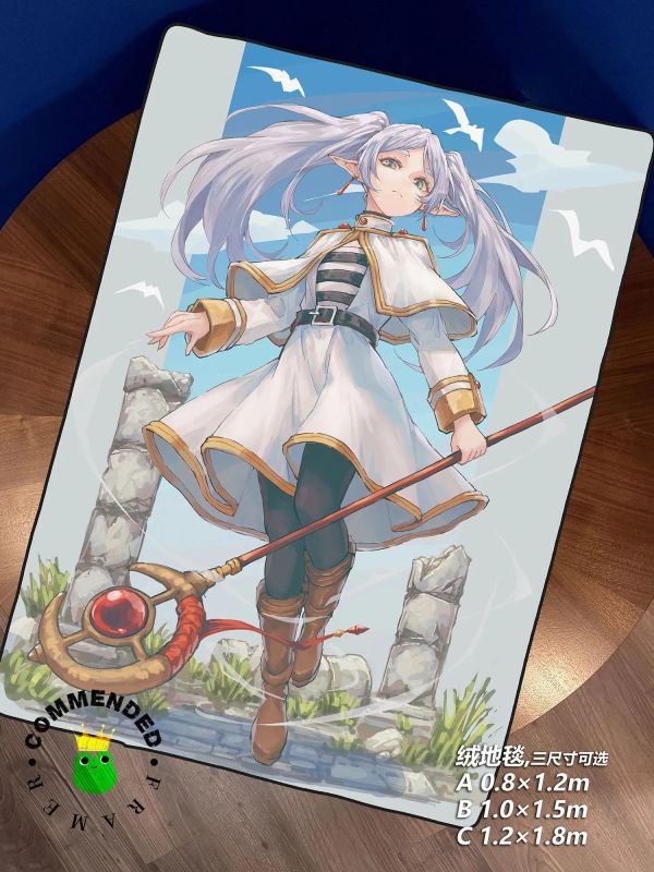 【海外代購】皇呱《精靈大魔法使》葬送的芙莉蓮裝飾畫 午睡毯 地毯 