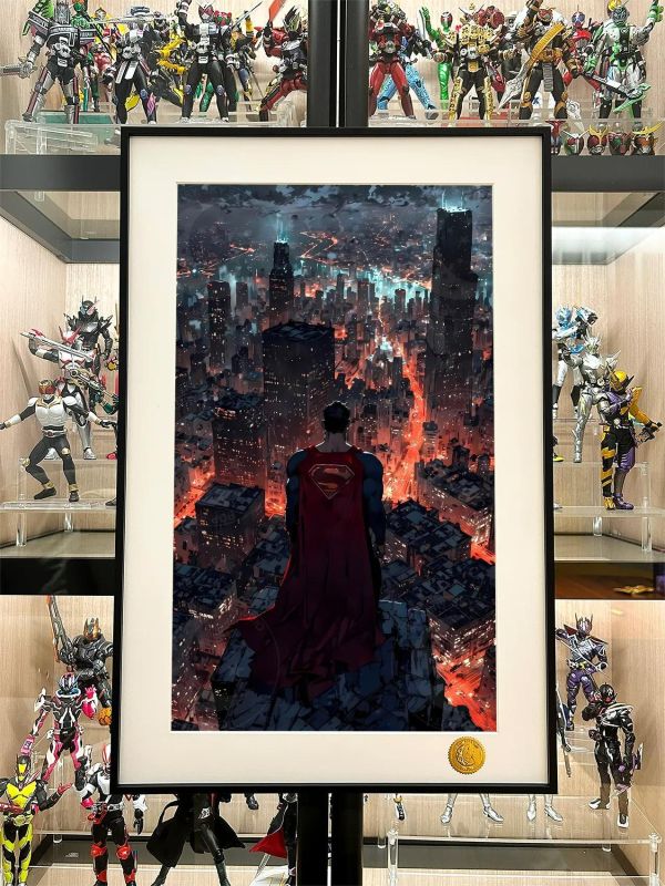 【海外代購】星空 《Superman》正義聯盟超人蝙蝠俠裝飾畫 