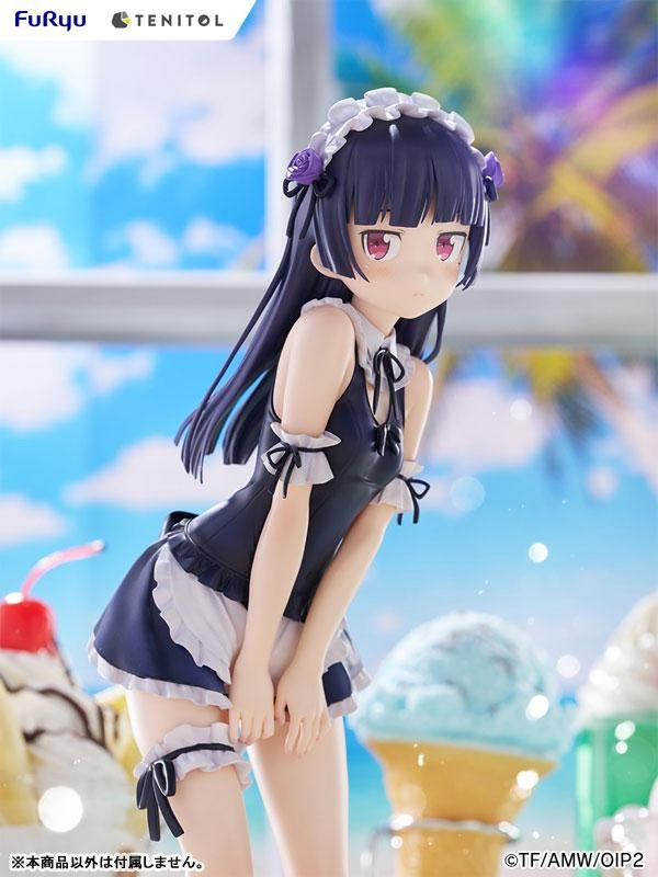 【預定】FuRyu TENITOL TALL 我的妹妹哪有這麼可愛 新垣綾瀨 高坂桐乃 黒貓 泳裝女僕Ver. 