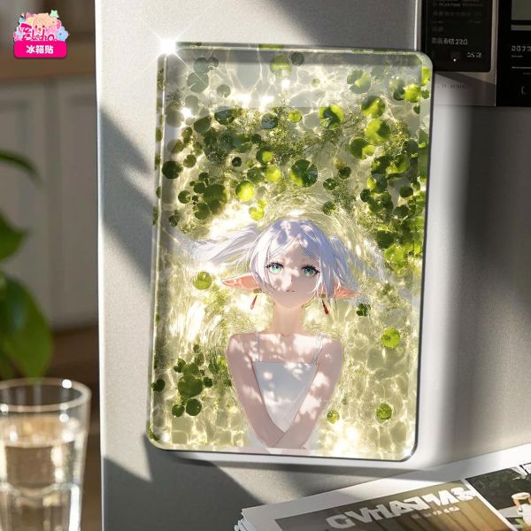 【海外代購】阿喵畫社 薄荷 芙莉蓮 新品12K主題超清裝飾畫 牆面掛毯 冰箱貼 