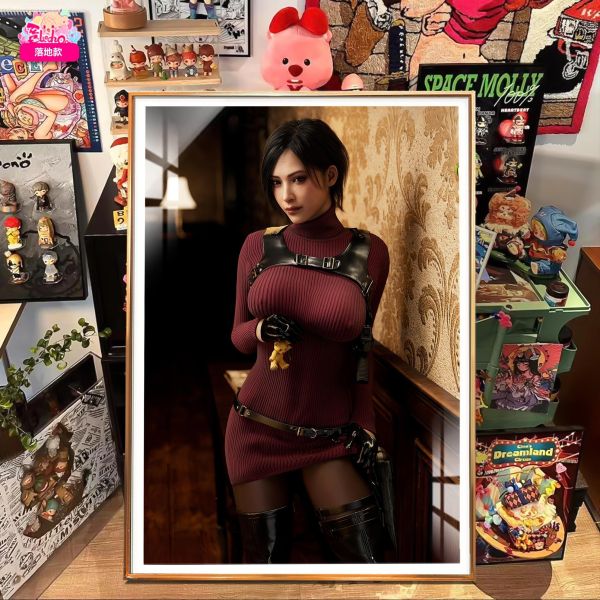 【海外代購】阿喵畫社 站姿 艾達王 8k主題高清裝飾畫 午睡毛毯 牆面掛毯 床頭地墊 冰箱貼 