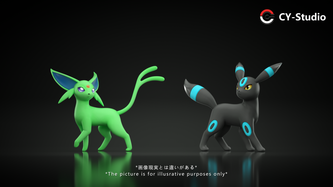 【預定】城憶 CY 太陽伊布&月亮伊布 