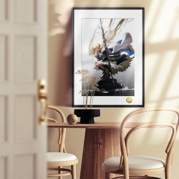 【海外代購】皇呱《吾王saber》Fate劍之騎士裝飾畫 午睡毯 地毯 