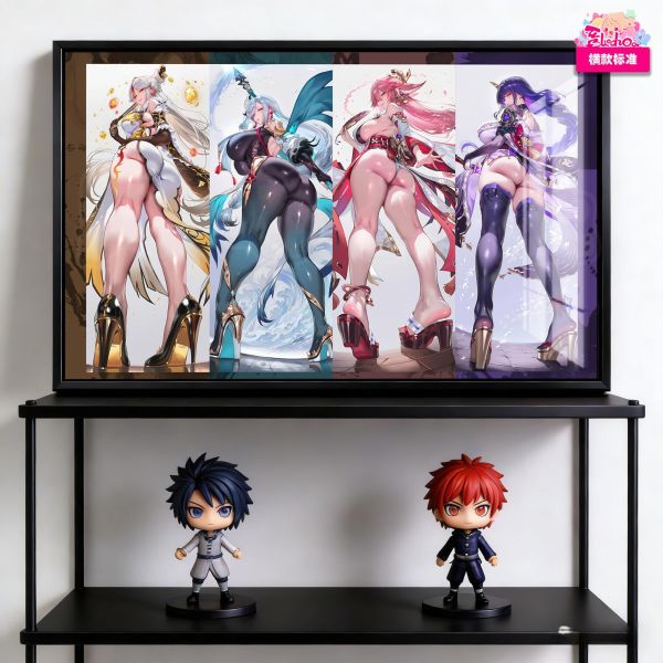 【海外代購】阿喵畫社 禦姐華姿四重奏 原神新品8k全景高清裝飾畫 床頭地墊 冰箱貼 