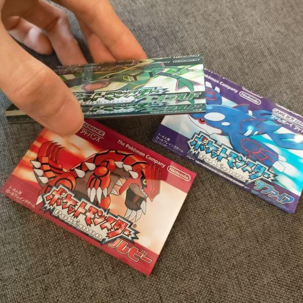 【海外代購】口袋時光愛好者工坊 Pokemon Time Sa1tan PTS 日版SP卡帶壓克力磚冰箱貼（火紅/葉綠/紅寶石/藍寶石/綠寶石） 