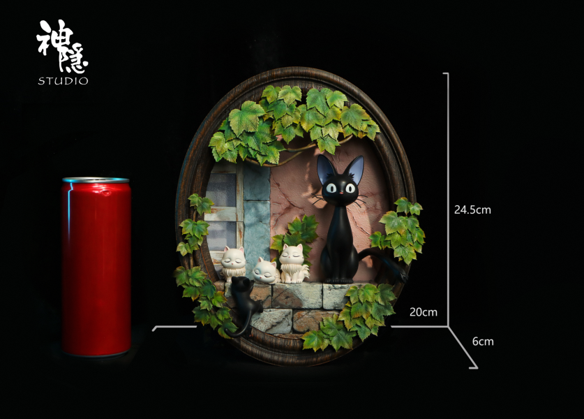 【預定】神隱 壁掛系列 魔女宅急便簷下貓居 