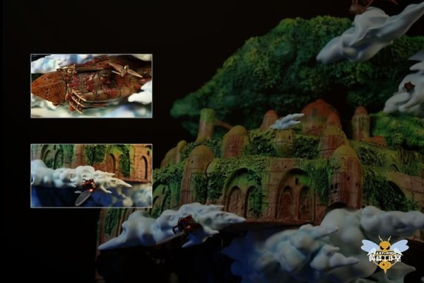 【海外現貨】黃蜂 宮崎駿經典場景 003 天空之城 