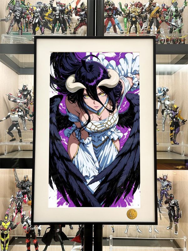 【海外代購】星空 《雅兒貝德》albedo骨王OVERLORD安茲·烏爾·恭正妃夏提雅迪米烏哥斯動漫裝飾畫 