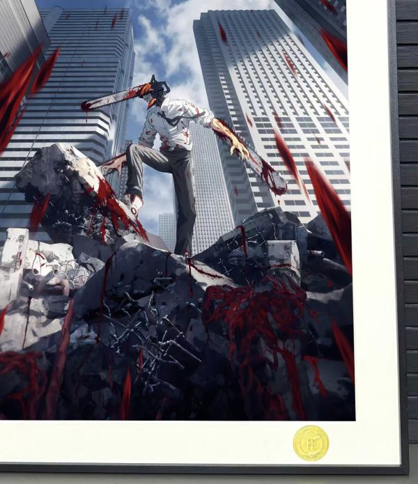 【海外代購】H2 《鏈鋸人》電鋸人電次波奇塔鏈鋸魔人瑪奇瑪蕾塞動漫二次元裝飾畫 