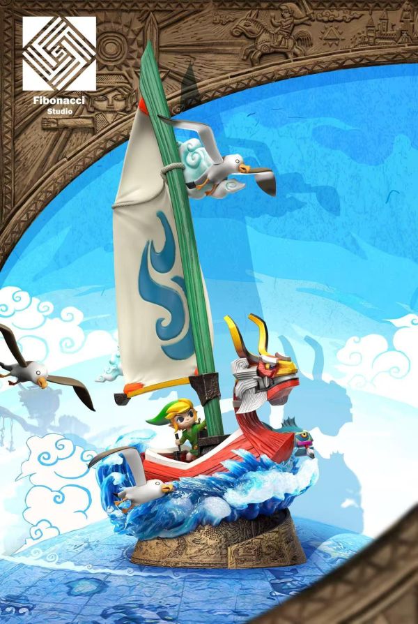 【預定】婓波 Fibonacci 薩爾達傳說：風之杖 - 紅獅王號（King of Red Lions）& 林克（Link） 