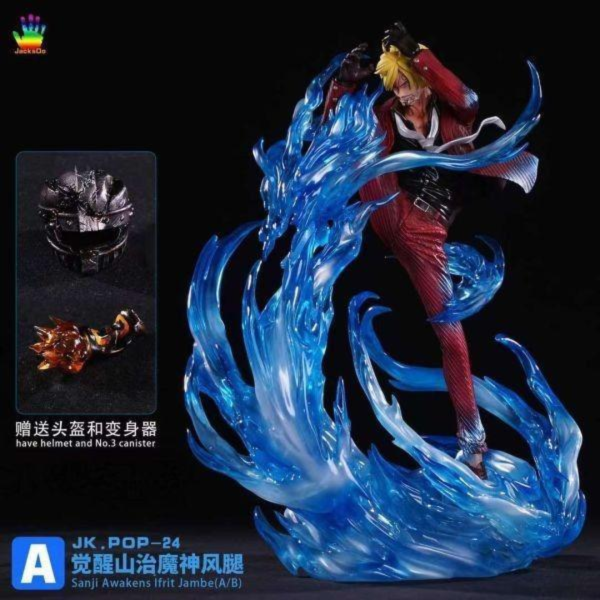 【台灣現貨】【拆擺無損展品】JacksDo 三主力 流櫻路飛/鬼之島索隆/鬼之島覺醒山治 
