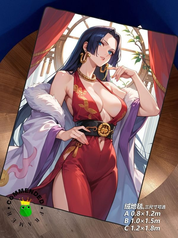 【海外代購】皇呱 《女帝魅力》海賊王世界第一美女魅力展現裝飾畫午睡毯 地毯 