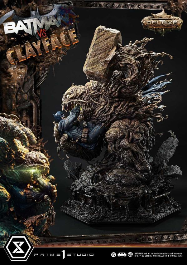 【預定】Prime 1 Studio（P1S） 1/4 蝙蝠俠 VS 泥面人（Batman VS Clayface）場景雕像 DC漫畫 