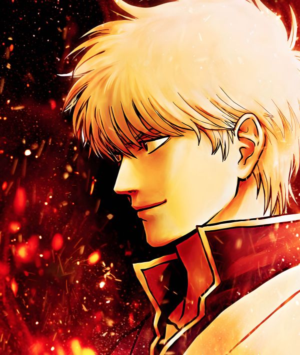 【海外代購】H2 《銀魂劇場版》吉原大炎上萬事屋坂田銀時神樂新八裝飾畫 