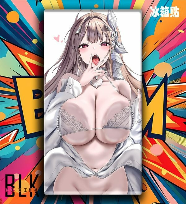 【海外代購】巴洛克 白衣viper勝利女神妮姬NIKKE裝飾畫/冰箱貼 
