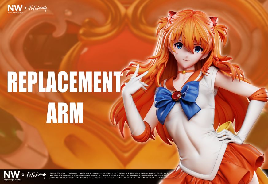 【預定】Night Wingx知名畫師FUFULOONG獨家授權 美少女戰士 明日香 