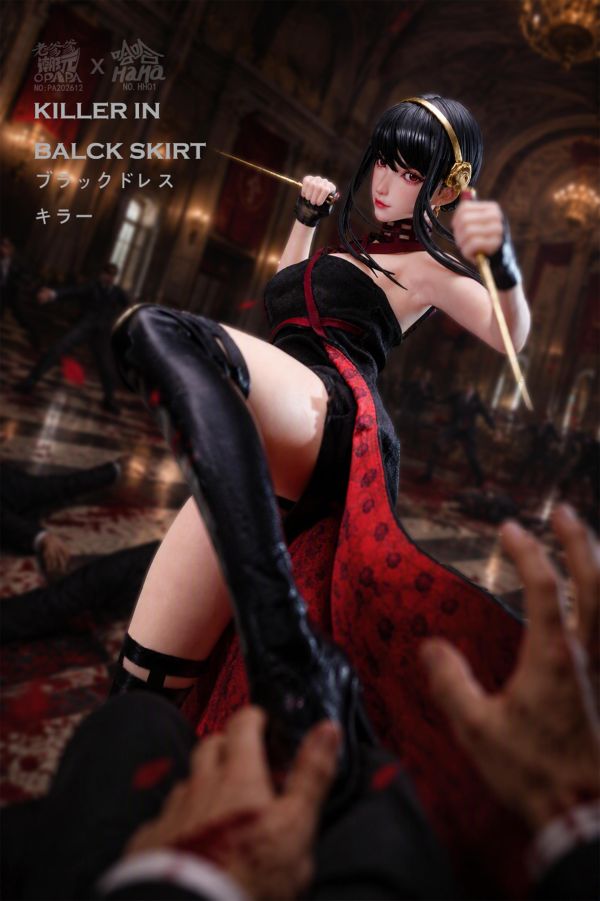 【預定】老爹潮玩 OPAPA TOYS 哈哈 HaHa 黑裙殺手 PA202612 HH01 