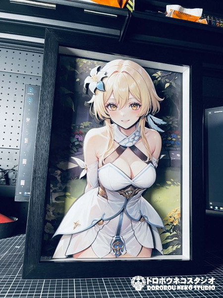 【海外代購】泥棒貓 DSGS-001 Lumine 螢 立體裝飾畫 