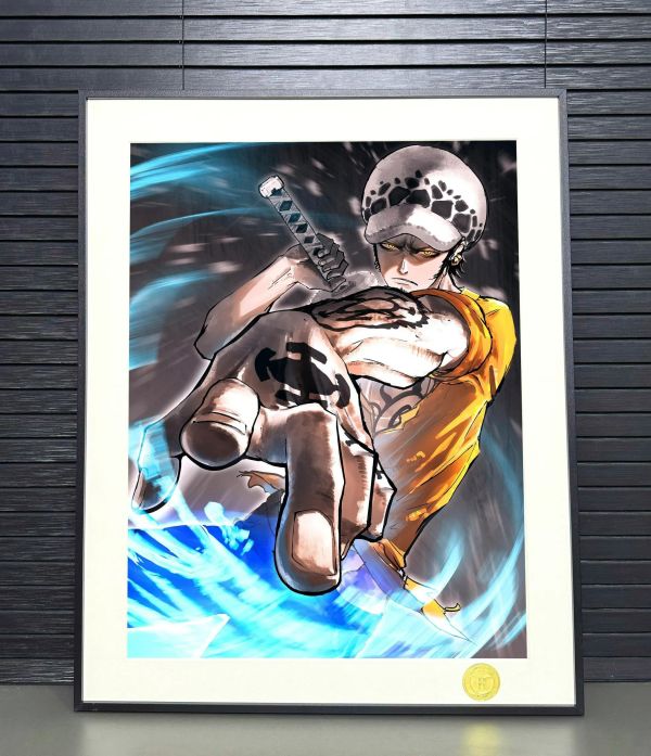 【海外代購】H2 《特拉法爾加羅》海賊王紅心海賊團裝飾畫 