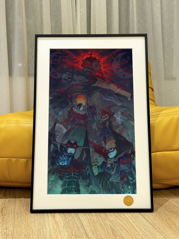 【海外代購】星空 《數碼反派》鋼鐵海龍獸暴龍獸數碼寶貝小丑皇吸血魔獸Digimon動漫裝飾畫 