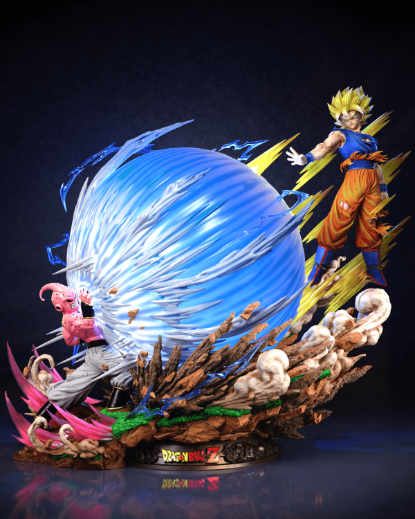 【預定】KD Collectibles 七龍珠Z 孫悟空 VS 幼年佈歐 決勝元氣彈 