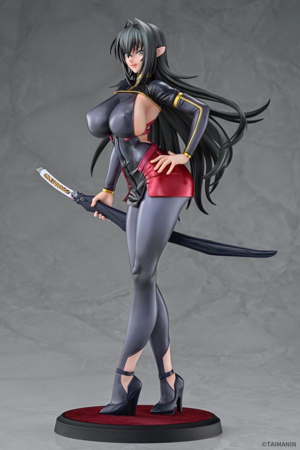 【R18PVC-預定】Q-six 對魔忍RPGX 安妮羅傑 瓦裘拉 1/6 黑色一般版 