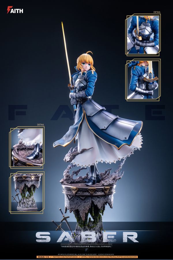 【預定】Faith 1/6亂鬥系列 N003 亞瑟王/阿爾托莉雅·潘德拉貢【Saber】 