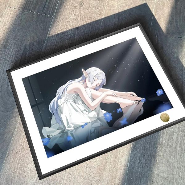 【海外代購】皇呱 《孤單精靈芙莉蓮》葬送的芙莉蓮裝飾畫 午睡毯 地毯 