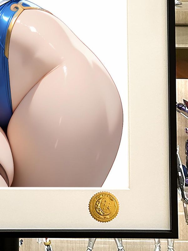 【海外代購】星空 《束腰春麗》不知火舞春麗Mai扇子女餓狼傳說拳皇街頭霸王動漫裝飾畫 