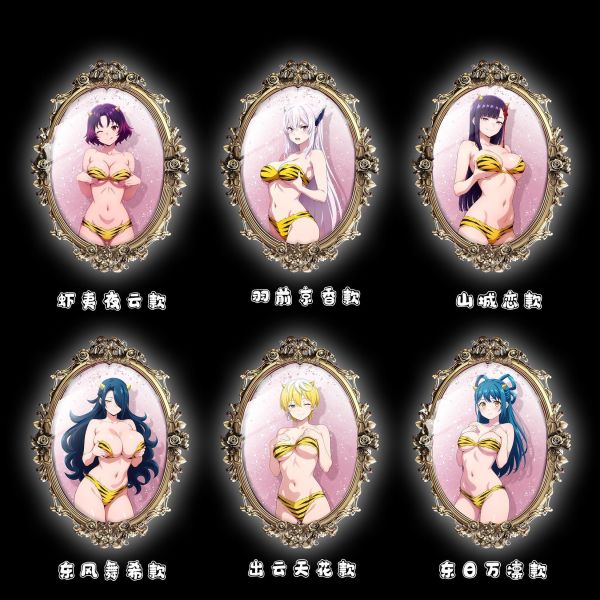 【海外代購】阿喵畫社 動漫冰箱貼第七十五彈魔都精兵的奴隸魔鏡系列 高透亞克力磁吸冰箱貼 