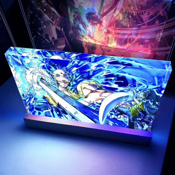 【海外代購】阿喵畫社 羅透明卡磚 直式1.9cm發光手辦架展示磚 