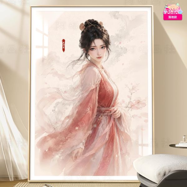 【海外代購】阿喵畫社 國色天香 慕沛靈 新品8K主題超清裝飾畫 冰箱貼 