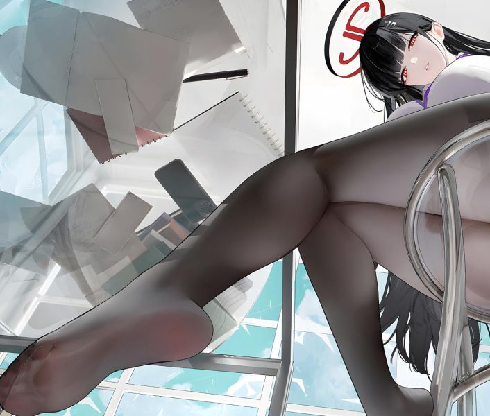 【海外代購】H2 《紳士調月莉音》碧藍檔案蔚藍檔案二次元裝飾畫 