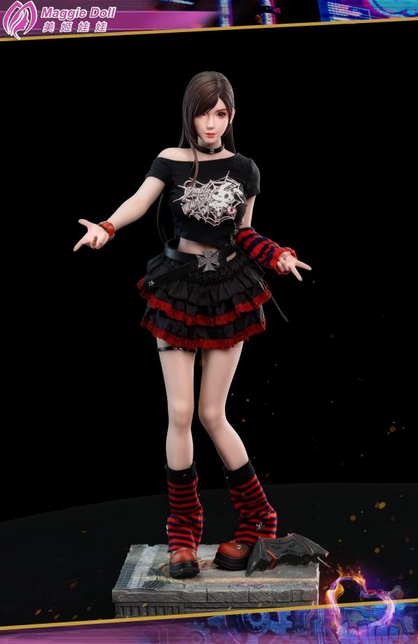 【預留請洽客服】美姬娃娃 Maggie Doll 全包膠可動兵人 龐克少女·蒂亞 