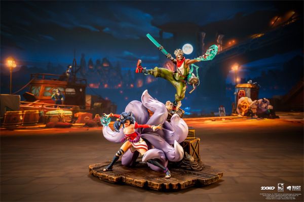 【預定】2XKO 金克絲 & 沃里克 VS 阿狸 & 艾克 1/10 雕像 Jinx & Warwick VS Ahri & Ekko 1/10 Scale Statue bundle 