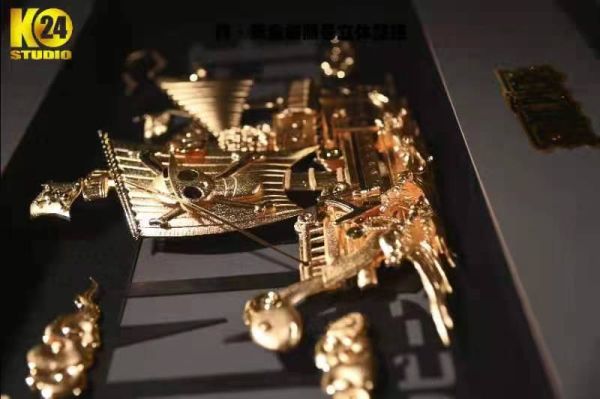 【海外代購】24K 真 黃金梅麗號 3D壁掛相框 