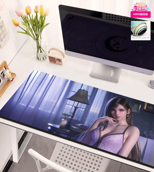 【海外代購】阿喵畫社 紫韻系列 蒂法第二彈展館級 8k超清精裱畫 滑鼠墊 午睡毛毯 收藏卡磚 冰箱貼 