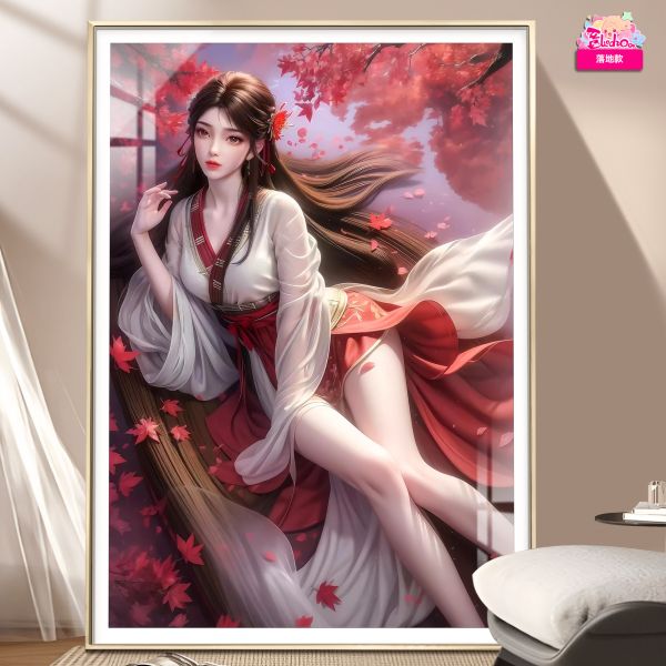 【海外代購】阿喵畫社 完美世界 楓知秋 火靈兒 8k超清裝飾畫 
