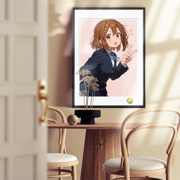 【海外代購】皇呱 《呆萌平澤唯》 輕音少女！最強單核心呆萌平澤唯週邊裝飾畫 午睡毯 地毯 