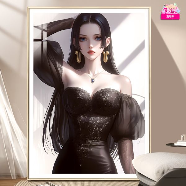 【海外代購】阿喵畫社 迎辰 墨紗韻 女帝 8k超大高清裝飾畫 