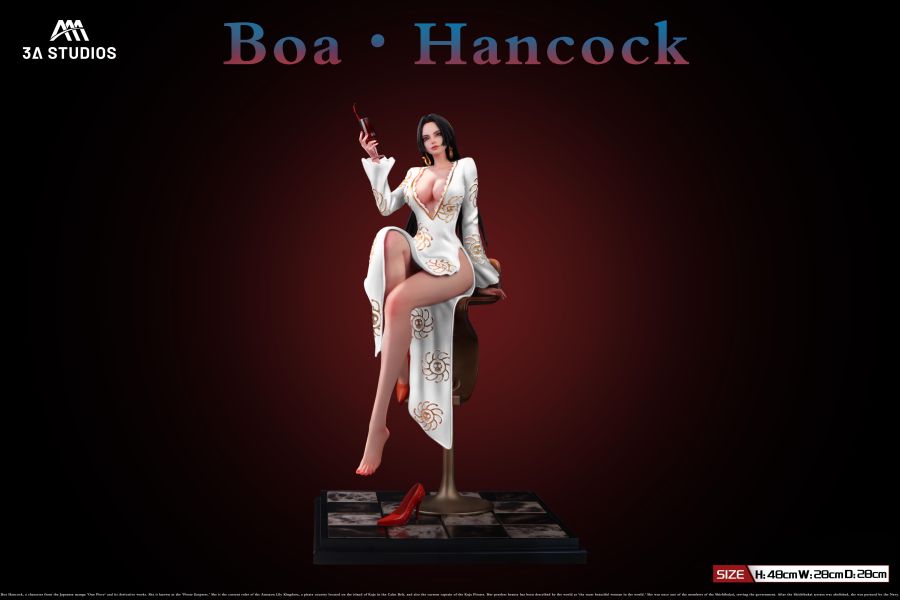 【預定】3A 1/4 Boa· Hancock蛇姬 收藏雕像 