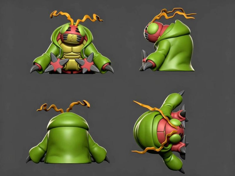 【預定】路過的蝸牛 數碼寶貝 甲蟲獸 