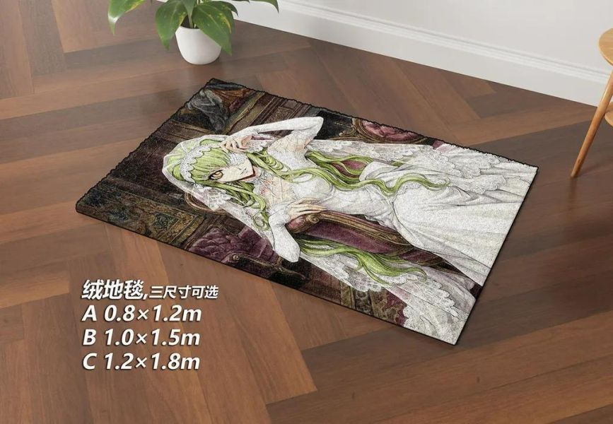 【海外代購】千鳥社 《婚紗C.C.》午睡毯地毯裝飾畫 午睡毯 地毯 