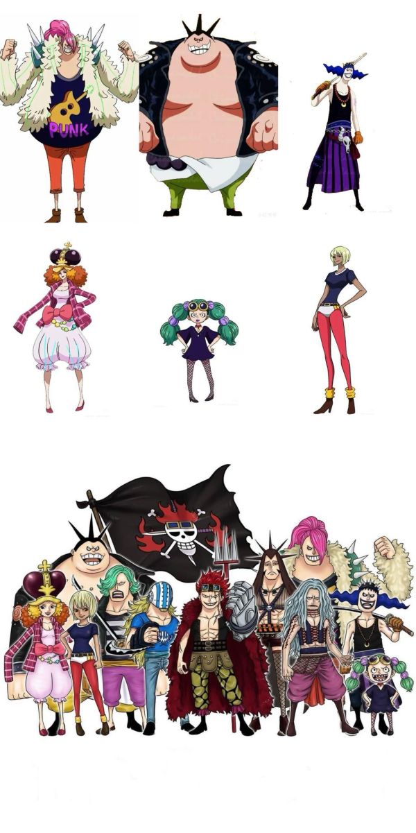 【預定】小黑 black 基德海賊團幹部六人組 