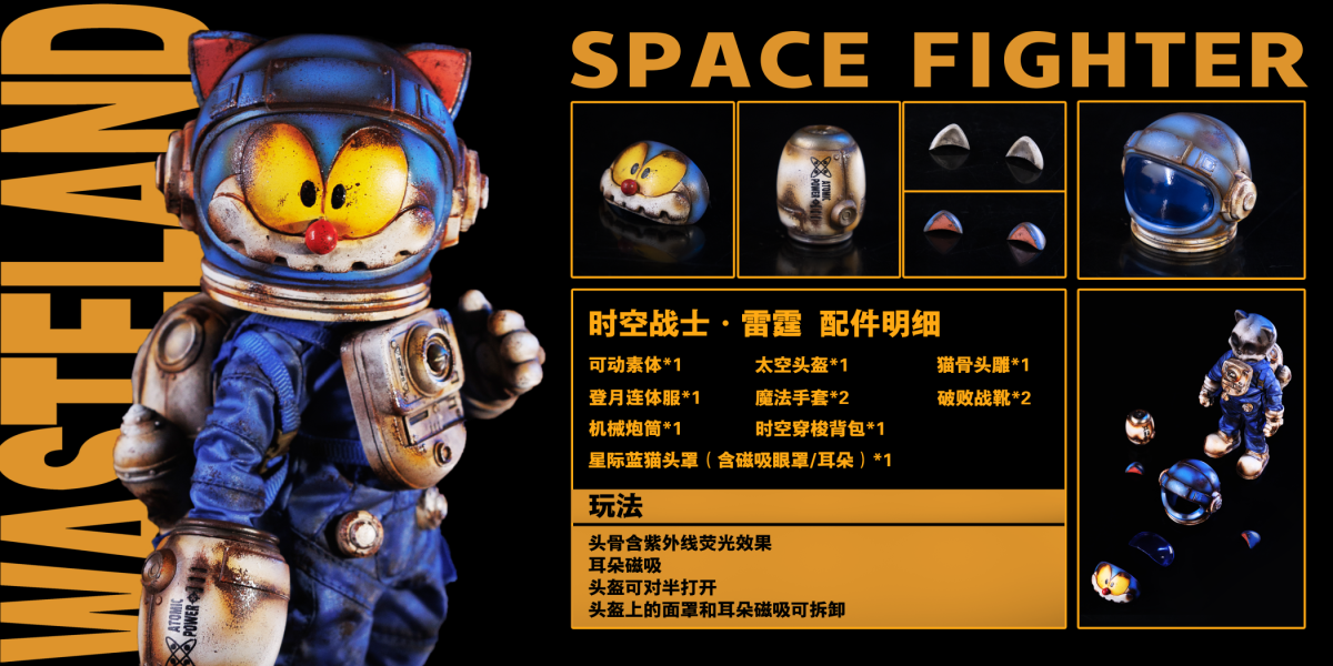 【預定】WeArtDoing 系列 廢核戰記-星際戰鼠&時空戰士 